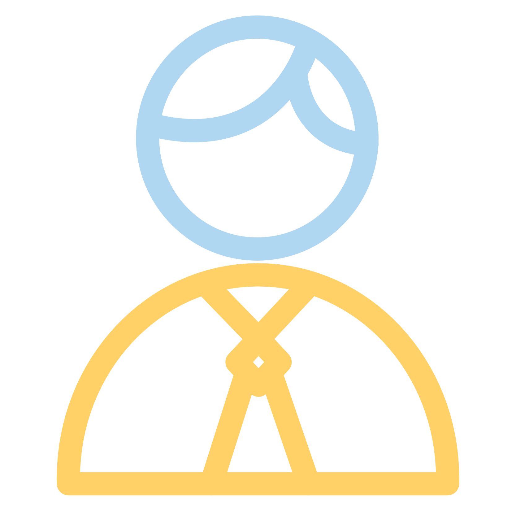 Property owners or landlords icons