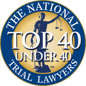 The National Top 40 under 40 Trial Lawyers Badge